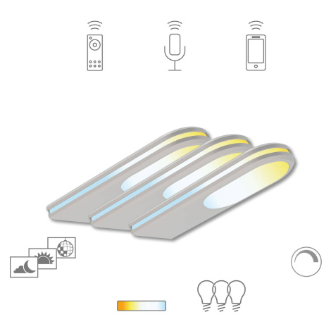 Müller Licht tónované LED osvetlenie pod skrinku Armaro, 3 kusy TINT