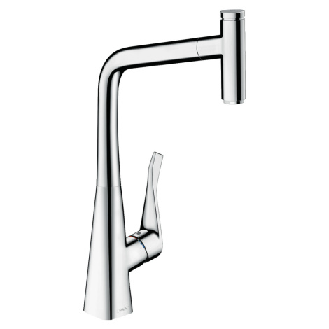 Hansgrohe M71, drezová batéria Metris Select s výsuvnou koncovkou, sBox, EcoSmart, chrómová, HAN