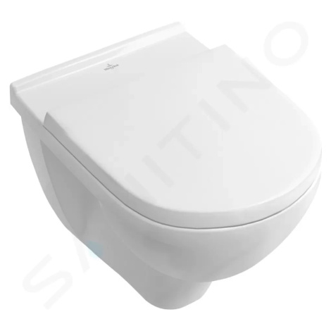 VILLEROY & BOCH - O.novo Súprava závesného WC s WC doskou, 360x560 mm, biela 5660H101