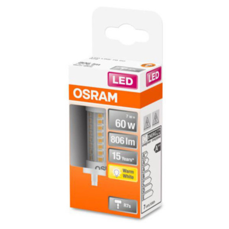 OSRAM LED žiarovka R7s 6,5W 2.700K