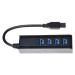 PremiumCord USB 3.0 Superspeed Hub 4-portový