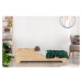 Detská posteľ z borovicového dreva 70x140 cm Box 11 - Adeko