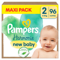 PAMPERS Harmonie Baby veľ. 2, 96 ks