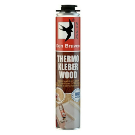 Pena montážna Den Braven Thermo Kleber Wood 750 ml pištoľová