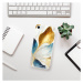 Odolné silikónové puzdro iSaprio - Blue Leaves - iPhone SE 2020
