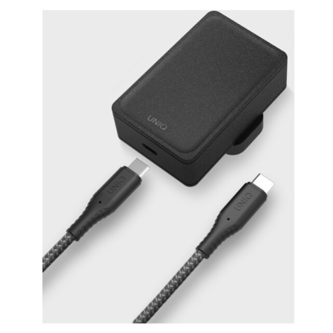 UNIQ Versa Slim USB-C (PD) 18W sieťový adaptér uhľovo sivý