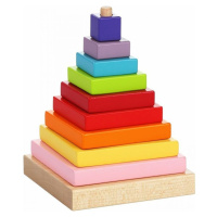 Cubika Farebná pyramída drevená skladačka