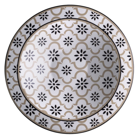 Kameninový hlboký servírovací tanier Brandani Alhambra, ø 30 cm