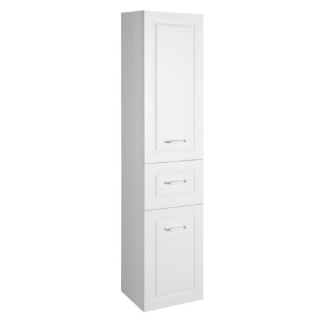 AQUALINE - FAVOLO skrinka vysoká s košom 40x184x31 cm, biela mat FV180