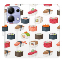 Flipové puzdro iSaprio - Sushi Pattern 02 - Xiaomi Redmi Note 13 Pro