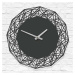 Luxusné hodiny do obývačky - Silvera, Antracitovo-šedá