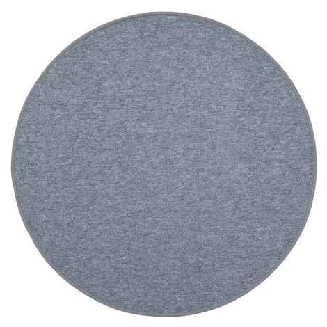 Kusový koberec Astra světle šedá kruh - 120x120 (průměr) kruh cm Vopi koberce
