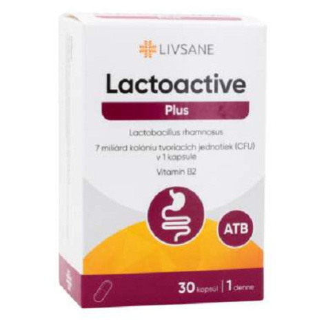 LIVSANE Laktoaktívne kapsuly Plus Vitamin B2 30cps