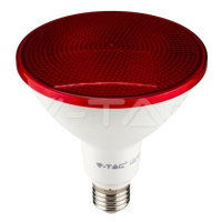 Žiarovka LED IP65 E27 17W, Červená 1300lm, VT-1227 (V-TAC)