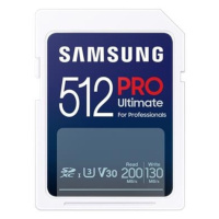 Samsung SDXC PRE ULTIMATE/SDXC/512GB/200MBps/UHS-I U3,V30