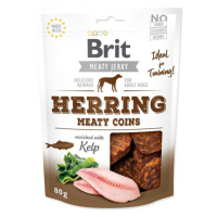 Pochúťka Brit Jerky Meaty sleď, kolieska 80g