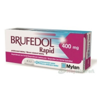 Brufedol Rapid 400 mg na bolesť a horúčku 24 tbl