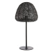 Matne čierna stolová lampa (výška 56 cm) Finou – Light & Living