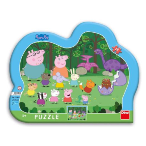 Dino PEPPA PIG 25 kontura Puzzle