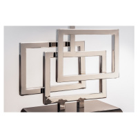LuxD 25907 Dizajnová stolová lampa Calanthe 56 cm strieborná