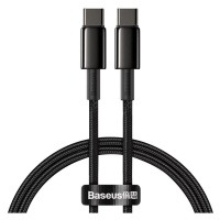 Kábel Baseus Tungsten Gold Cable Type-C to Type-C 100W 2m (black)