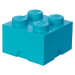 LEGO® Úložný box 25 x 25 x 18 cm Azurový