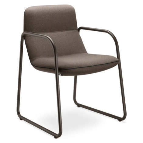 LD SEATING Dizajnové kreslo FLEXI LOUNGE, FL-M-Q-N7, bronzová podnož