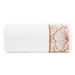 Biely bavlnený uterák LUNA3 s bordúrou Rozmer: 70 x 140 cm
