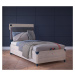 Veľká posteľ s úložným priestorom 120x200cm lincoln - dub/tmavo modrá