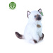 RAPPA Plyšová mačka siamská sediaci, 25 cm, ECO-FRIENDLY
