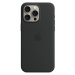 Apple silikónový kryt s MagSafe na iPhone 15 Pro Max čierny