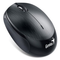 GENIUS myš NX-9000BT/ Bluetooth 4.1/ 1200 dpi/ bezdrôtová/ dobíjacia batéria/ kovovo šedá