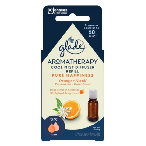 GLADE Aromatherapy Cool Mist Esenciálny olej do aróma difuzérov Pure Happiness náplň 17.4 ml