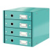 Leitz Zásuvkový box Click - Store 4 zásuvky ľadovo modrý