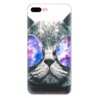 Odolné silikónové puzdro iSaprio - Galaxy Cat - iPhone 7 Plus