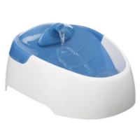 Trixie Drinking Fountain Duo Stream, plastic, 1 l/20 × 12 × 23 cm, white/blue