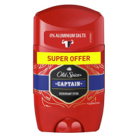 OLD SPICE Tuhý dezodorant Captain 2 x 50 ml