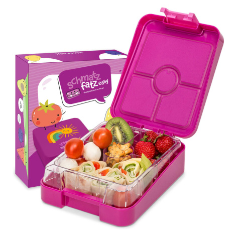 Klarstein, schmatzfatz easy, snack box, 4 priehradky, 18 x 15 x 5 cm (Š x V x H)