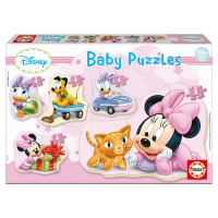Educa baby detské puzzle Baby Minnie 15612 farebné