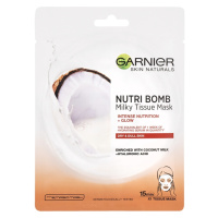 GARNIER Skin Naturals Nutri Bomb Textilná maska s kokosovým mliekom 28 g