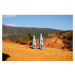 Modrá cestovná nerezová fľaša 750 ml ALTITUDE x Severine Dietrich - Qwetch