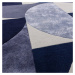 Tmavomodrý vlnený koberec 160x230 cm Indigo – Asiatic Carpets