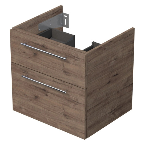 INTEDOOR Kúpeľ.skriňa pod dosku BEE, úchyt chróm, 2zás., š. 60cm, dub Wellington