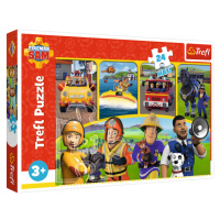 Trefl Puzzle 24 Maxi - Požiarnik Sam a priatelia / Prism A&D Fireman Sam