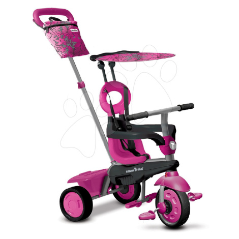 smarTrike trojkolka Vanilla 4v1 Pink Touch Steering ružová so slnečníkom 6702200