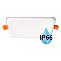 Vodeodolný zapustený LED panel IP66 do kúpeľne 11W