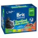 Kapsička Brit Premium Cat Meat Sterilisod mix v omáčke Multi 12x100g