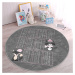 Sivý detský koberec ø 100 cm Comfort – Mila Home