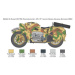 Model Kit military 7406 - Zundapp KS 750 with sidecar (1:9)