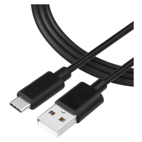Kábel Tactical Smooth Thread USB-A/USB-C 2 m čierny